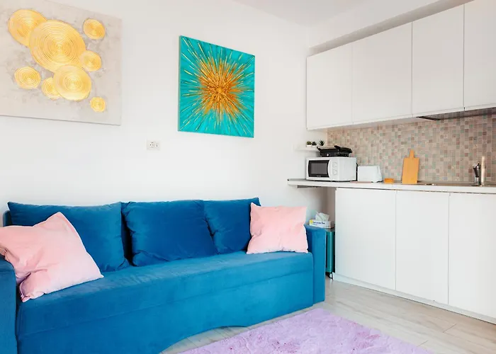Downtown Boutique - Blue & Pink Lejlighed Bukarest